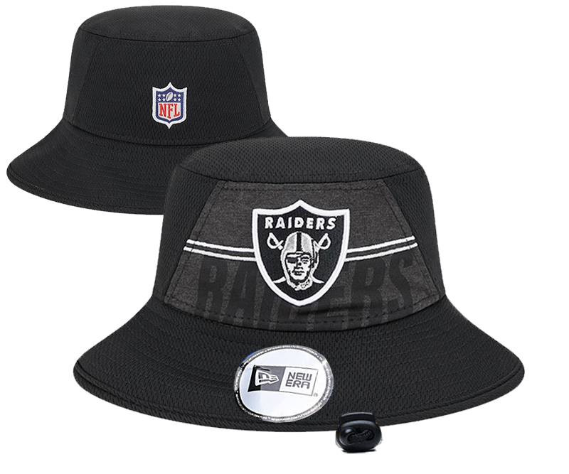 Las Vegas Raiders 2025 Stitched Bucket Fisherman Hats 002 Las Vegas Raiders 2025 Stitched Bucket Fisherman Hats 002